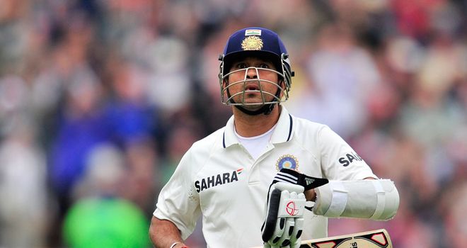 The little contribution: Tendulkar's eight ball stay prior to lunch yielded one run