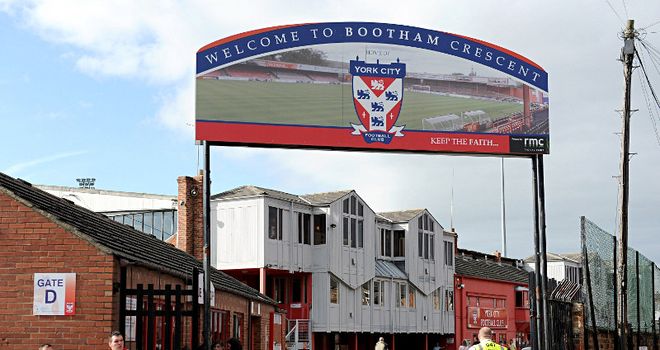 Bootham Crescent: Will welcome non-league sides