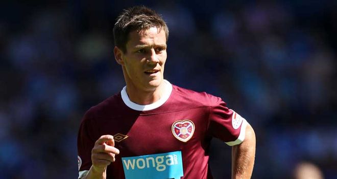 Ian Black: Defended by his Hearts manager Paulo Sergio over his disciplinary record.