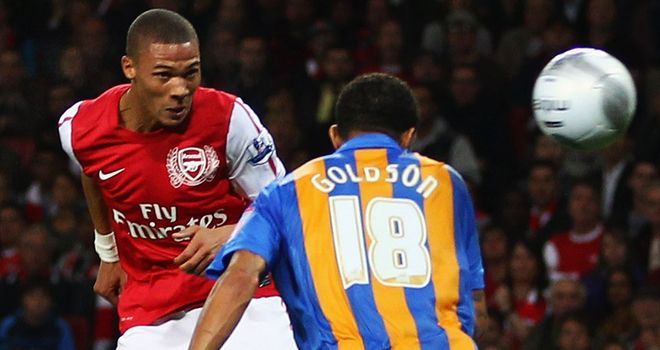 Gibbs: Heads home Arsenal equaliser