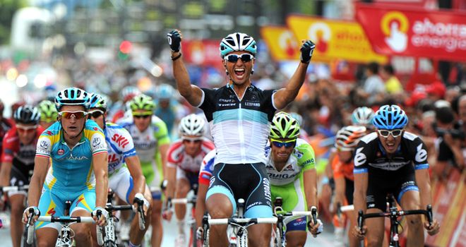 Bennati: Finished off a strong lead-out from Leopard Trek to take the stage