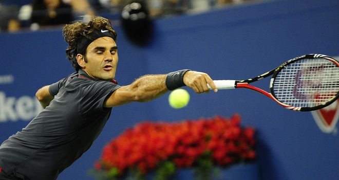 Federer beat Monaco virtually with his eyes shut