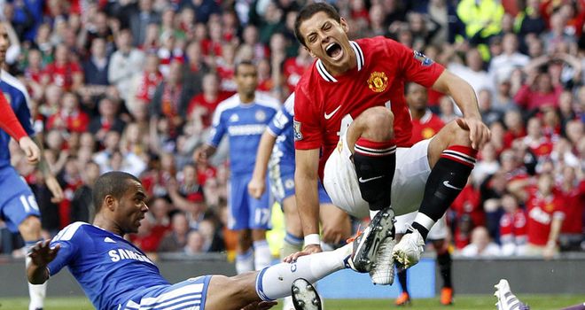 Hernandez: Available to face Stoke despite being caught by Cole on Sunday