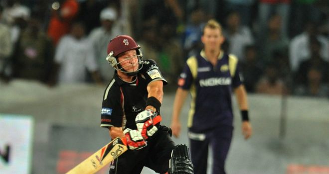 Van der Merwe: wielded the long handle to good effect