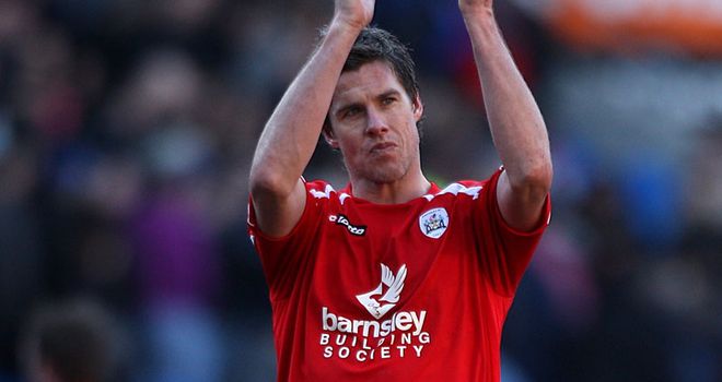 Gray: The striker took his goalscoring tally to 101 in the win over Coventry