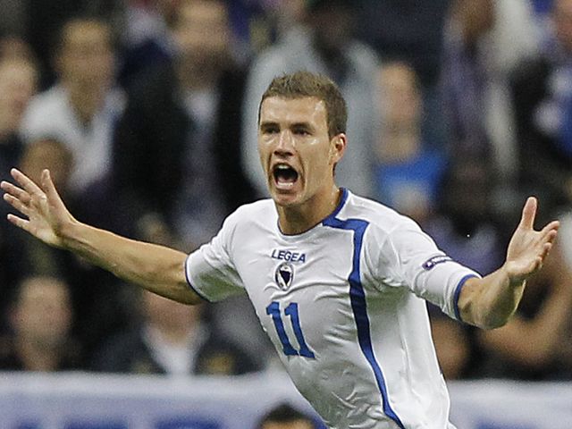 Edin Dzeko: Goal and an assist in Bosnia win