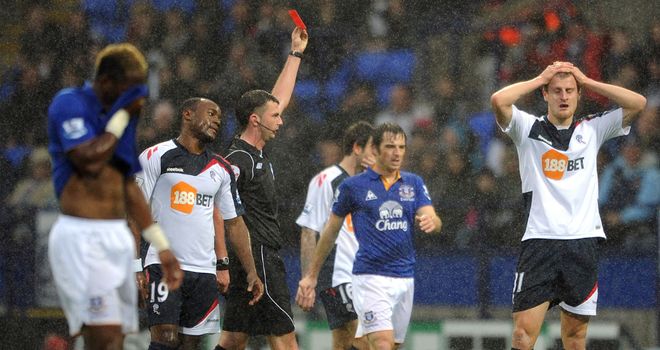 David Wheater saw red for challenge on Diniyar Bilyaletdinov