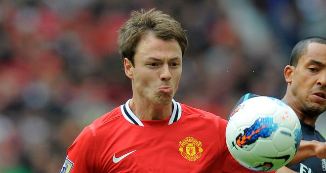 Jonny Evans: Not happy to captain United to Carling Cup loss