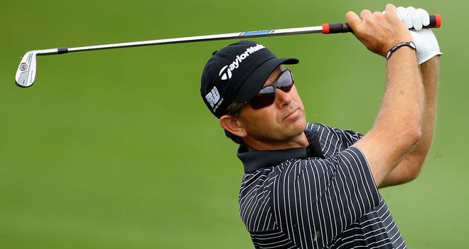 Retief Goosen: Tees off in the last group at 1135 local (0935 UK)