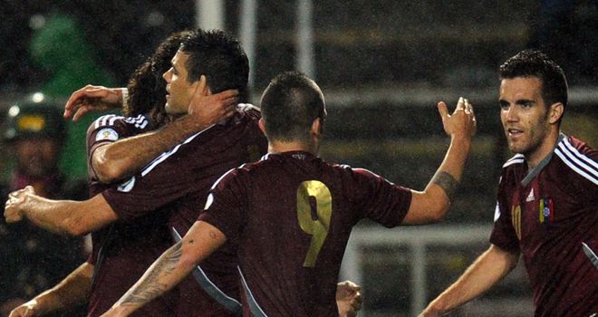 Venezuela: Celebrate Oswaldo Vizcarrondo's goal