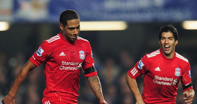 Glen Johnson: Liverpool defender has come under fire from Paul McGrath for backing Luis Suarez