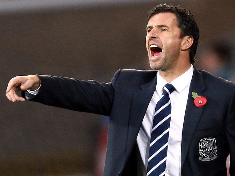 Just 15 days before his death, Speed takes charge of Wales against Norway.