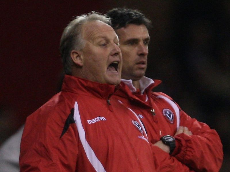 Speed assists Blades boss Kevin Blackwell...