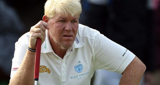 John Daly: Five birdies and not a single bogey despite the tough conditions