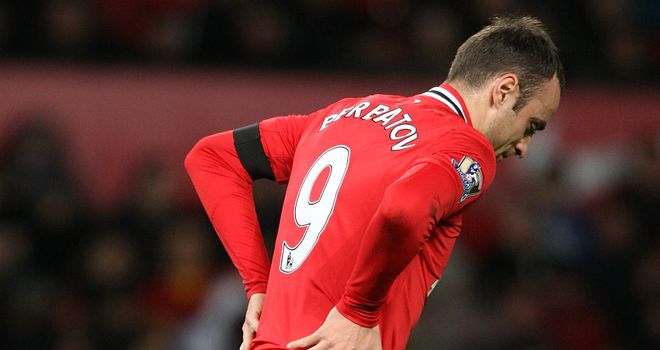 Dimitar Berbatov: Hobbled off with an ankle injury in Wednesday's defeat to Crystal Palace