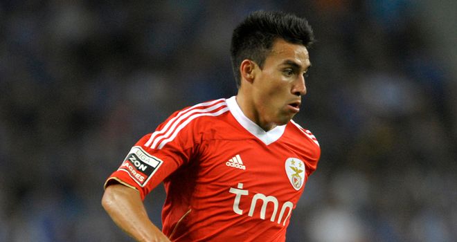 Nicolas Gaitan: Linked with numerous clubs but is focused on Benfica for the moment