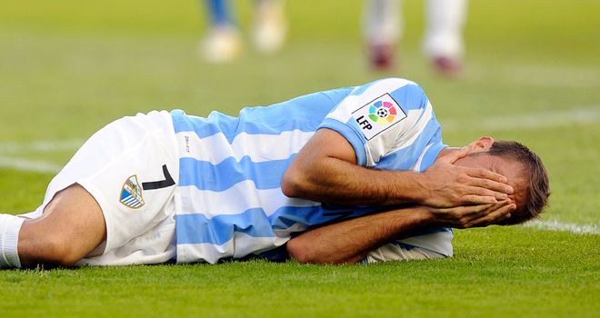 Joaquin: Malaga winger tore a muscle in his right thigh
