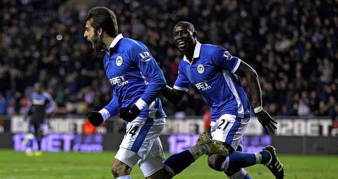 Jordi Gomez: Helped Wigan to hold Chelsea and is now setting his sights on Liverpool