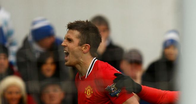 Michael Carrick: Ready for the clash with Arsenal at the Emirates on Sunday