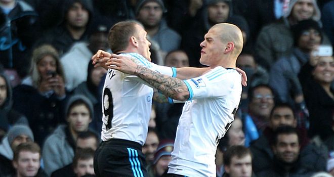Craig Bellamy: Scored the opener before setting up Martin Srkel for the second goal at Villa Park