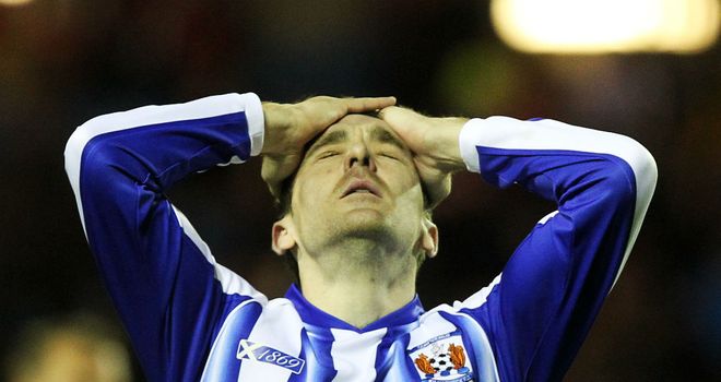 Heffernan: Missed a late chance for Killie