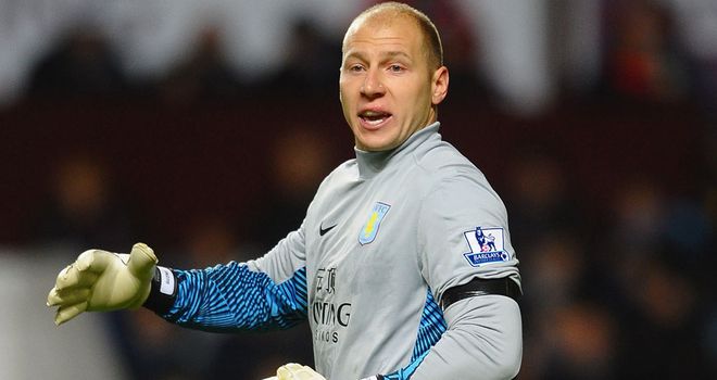 Brad Guzan: Goalkeeper has signed a new contract at Aston Villa after talks with Paul Lambert