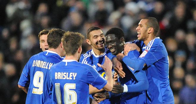 Mendy (second right): Goal hero