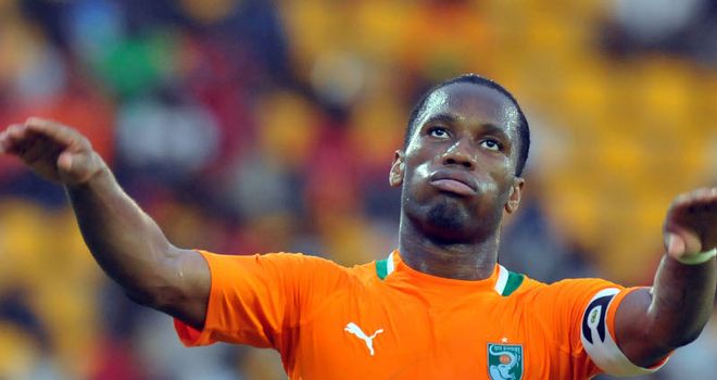 Didier Drogba: The Chelsea striker is currently with the Ivory Coast at the African Nations Cup