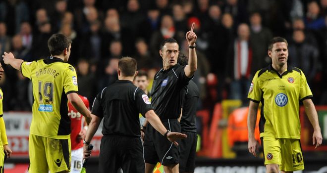 Beattie: Sent off at weekend