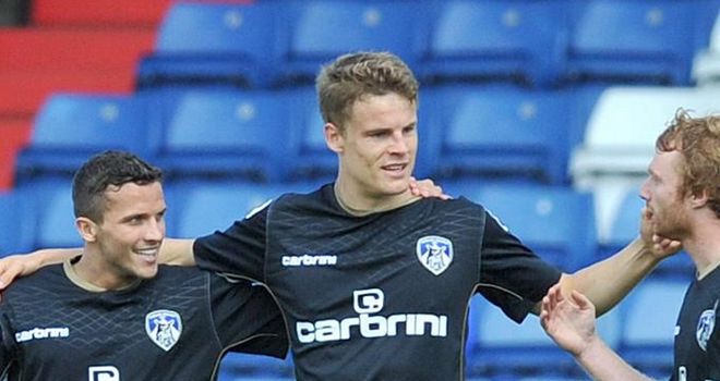 Smith (centre): Hopes for first-team place