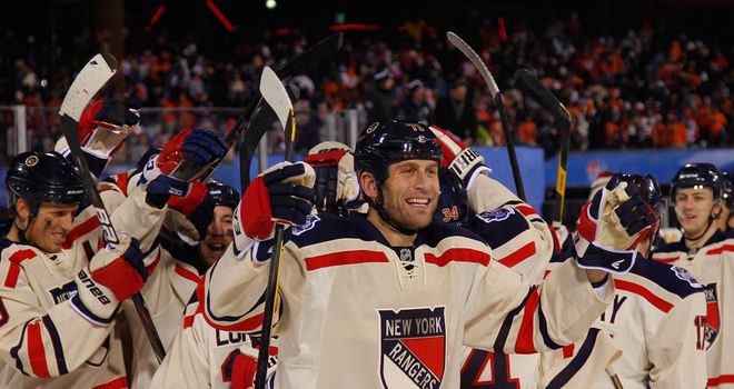The New York Rangers handed Detroit another loss