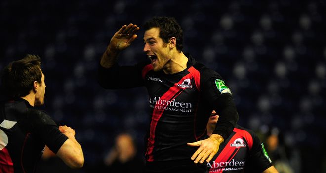 Tim Visser: International recognition with Scotland