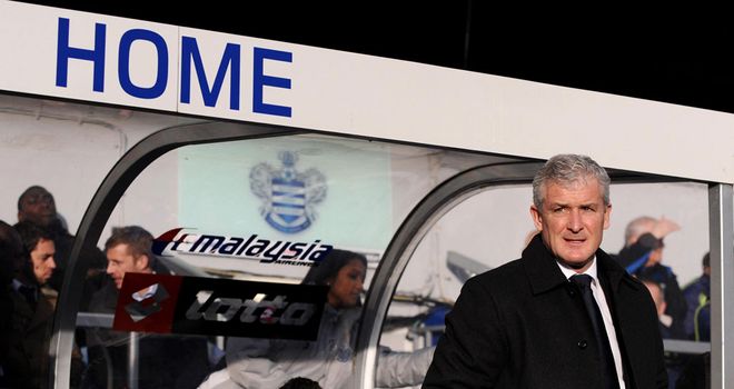 Mark Hughes: Pleased by the efforts of Adel Taarabt and Bobby Zamora