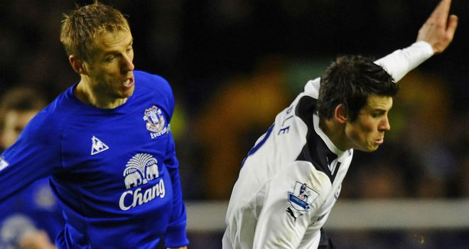 Phil Neville: Will be looking to frustrate Bale when Everton visit Spurs