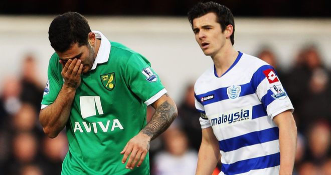 Joey Barton: Was sent off after clashing with Norwich man Johnson