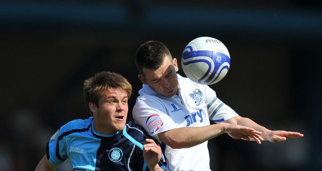 Steven Schumacher (r): Spot on for Bury