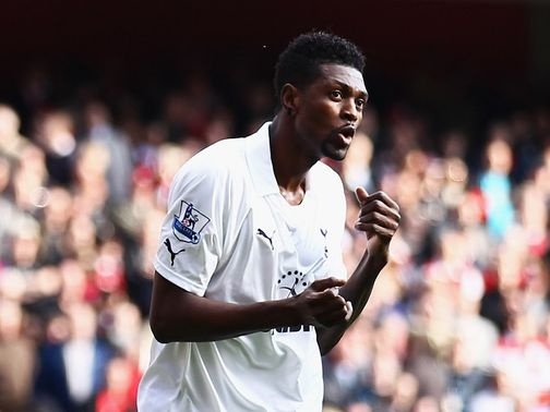Emmanuel Adebayor: Ready for the fight at Tottenham