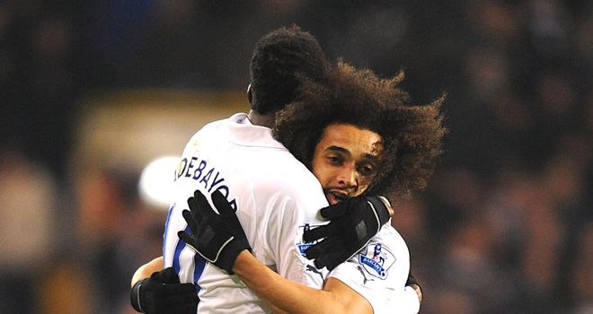Emmanuel Adebayor and Benoit Assou-Ekotto: Missed the draw with Stevenage