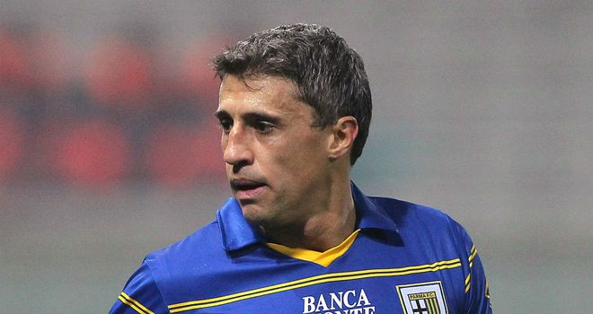 Hernan Crespo: Has left Parma after being deemed surplus to requirements
