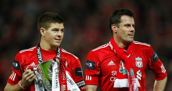 Jamie Carragher: Along with Steven Gerrard, helped end Liverpool's six-year wait for a trophy