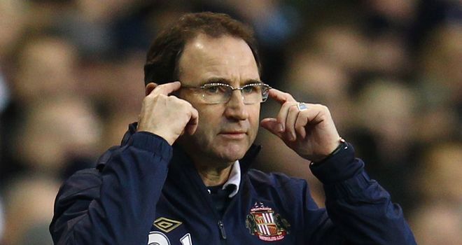 Martin O'Neill: Happy with his side despite seeing them lose 2-1 to Arsenal