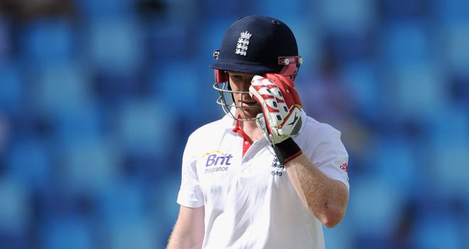 Eoin Morgan was among the England batsmen to struggle against Pakistan