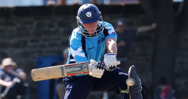 Richie Berrington: Led the Scotland run-chase with 67 off 45 balls