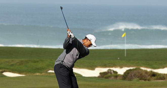 Tiger Woods: Out at 0917 local (1717 UK) at the Monterey Peninsula CC