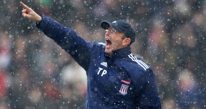 Tony Pulis: Praising his side during a tough run of fixtures