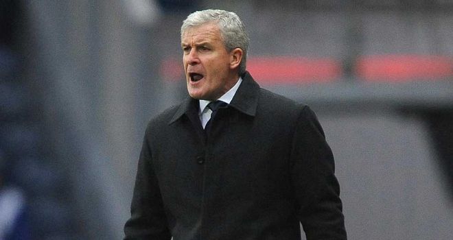Mark Hughes: Has rallied his troops for the tough run in