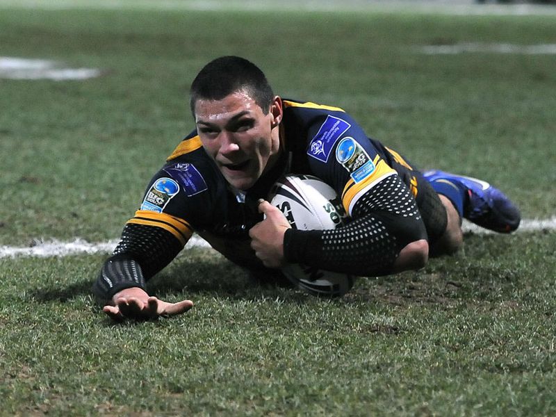 the winger sliding over for the first of his two tries on the night, with his double resulting in him being crowned man of the match.