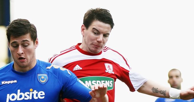 Adam Hammill: Made his debut for Boro at Portsmouth