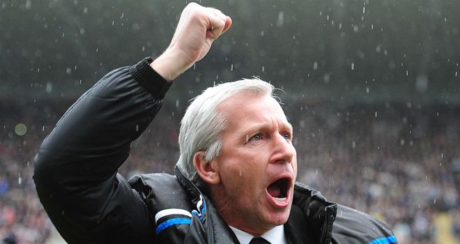 Alan Pardew: Newcastle manager felt his team calmed down in the second half against Sunderland