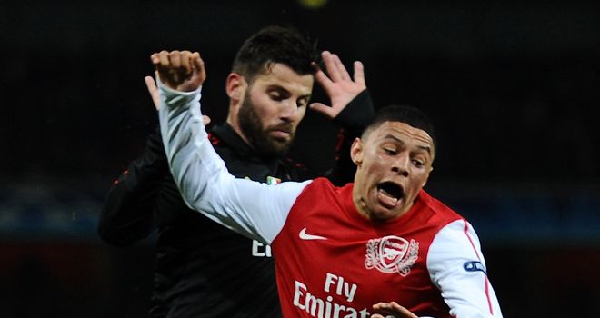 Alex Oxlade-Chamberlain: Arsenal youngster impressed in central midfield role against AC Milan